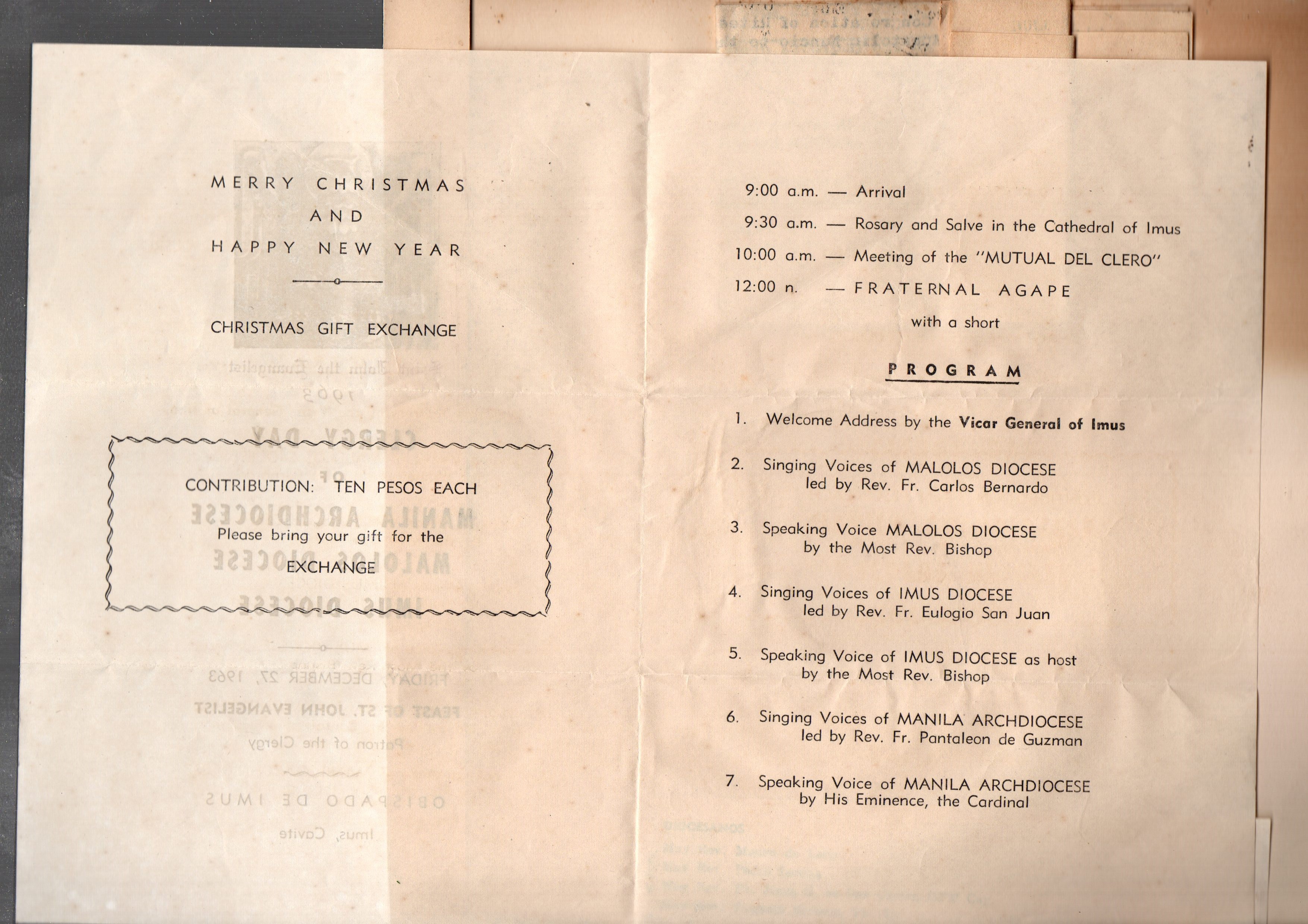 Clergy Day of Different Manila Suffragan Dioceses (1)